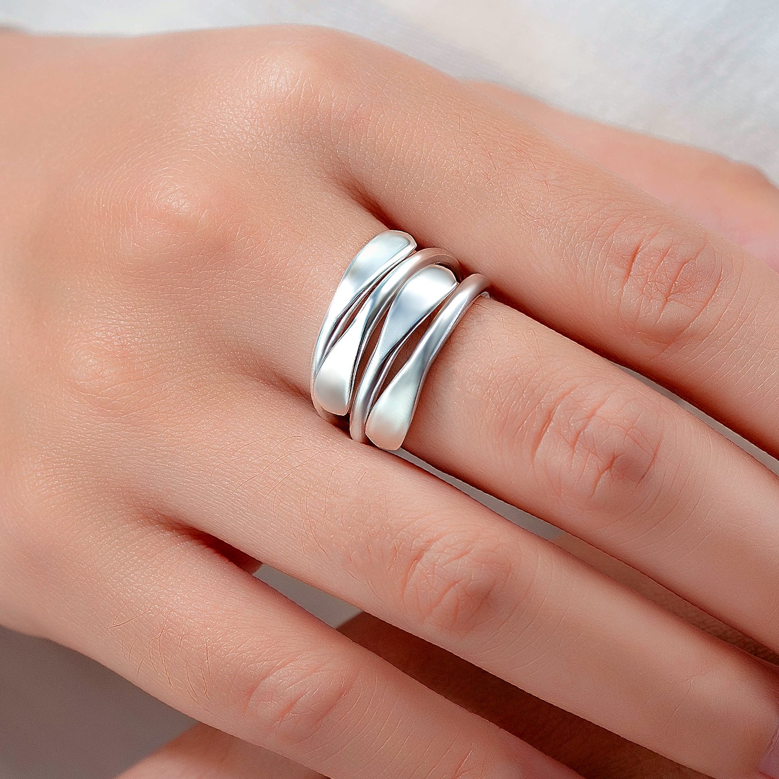 925 Sterling Silver Statement Ring