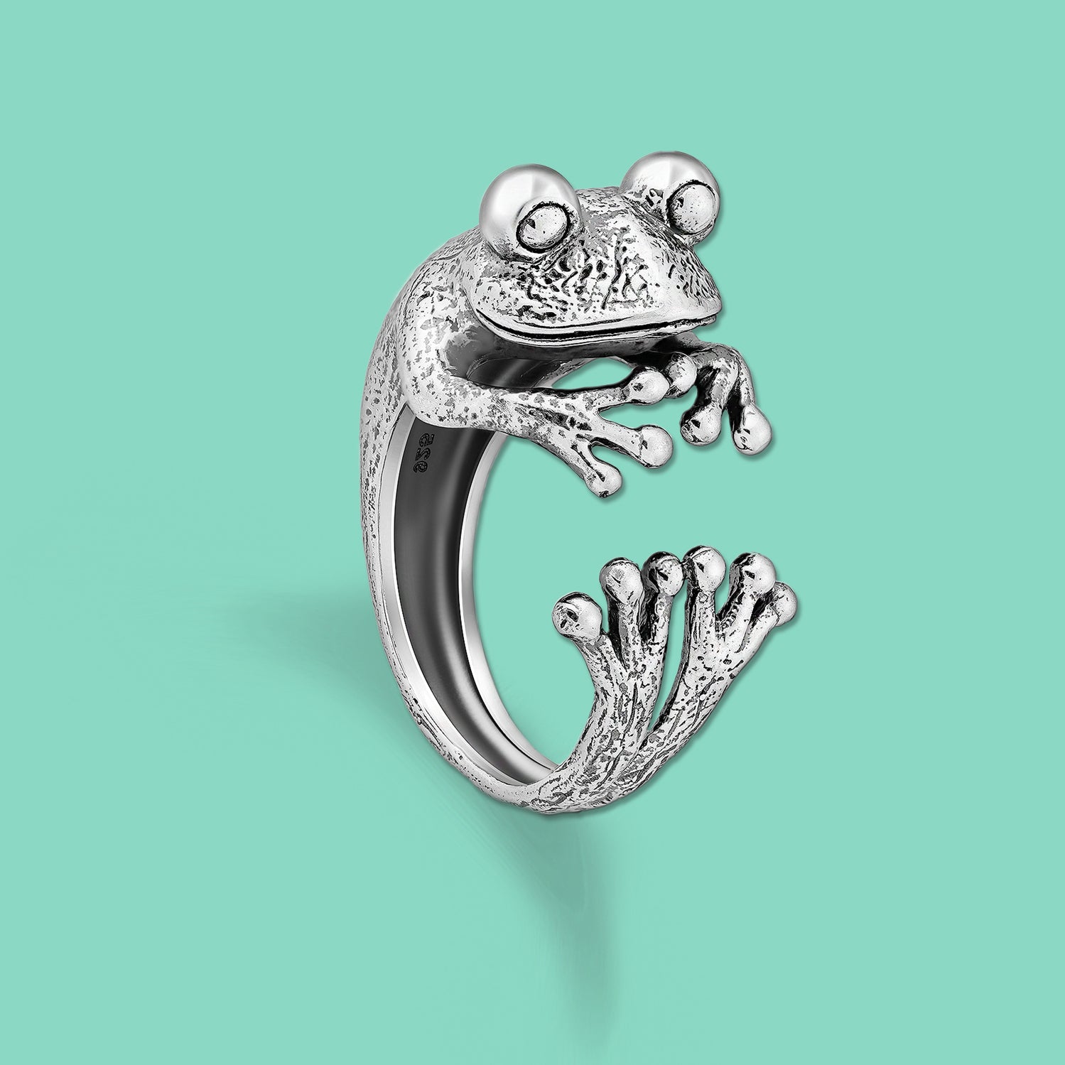 Adjustable ring, Frog Ring