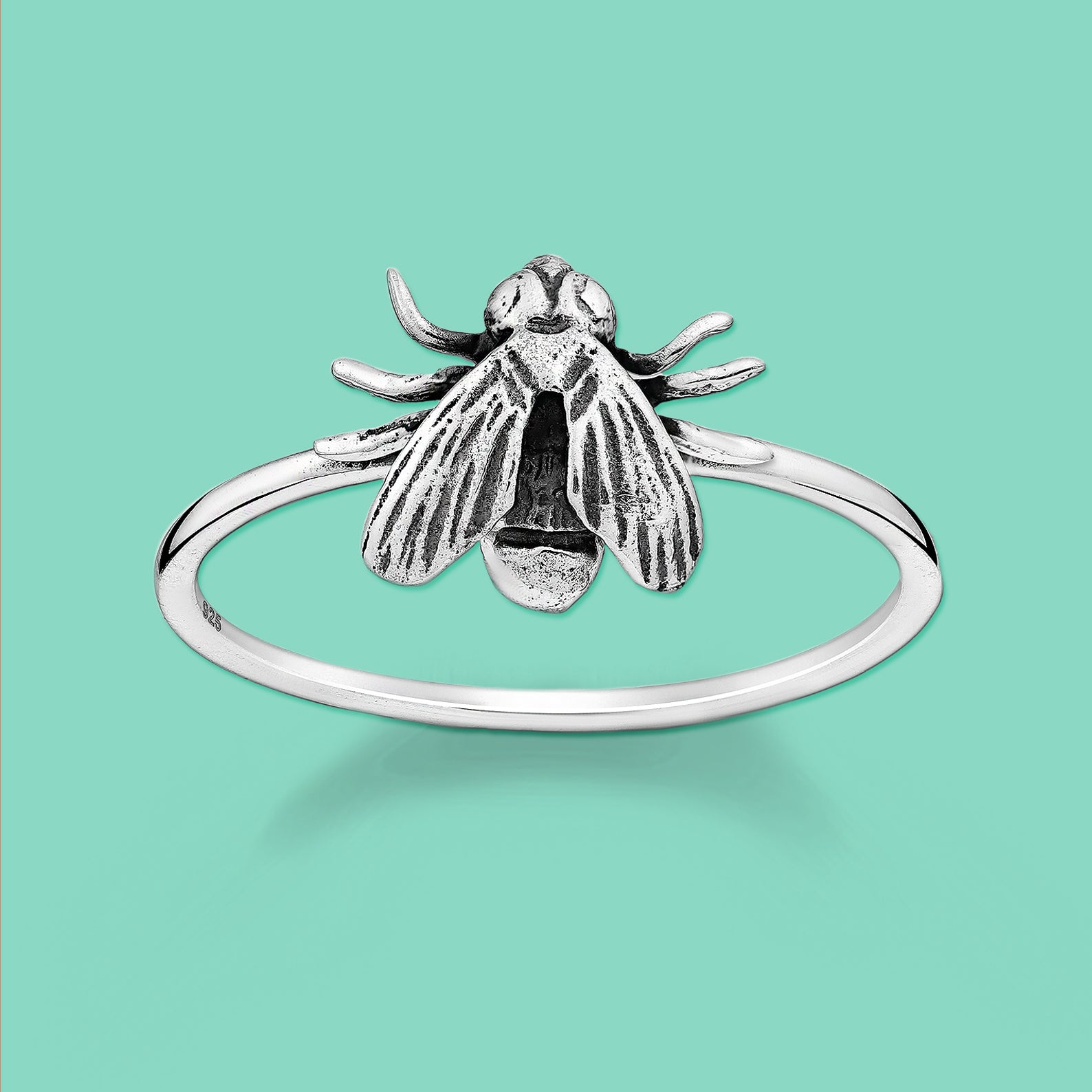 Fly Ring, silver ring