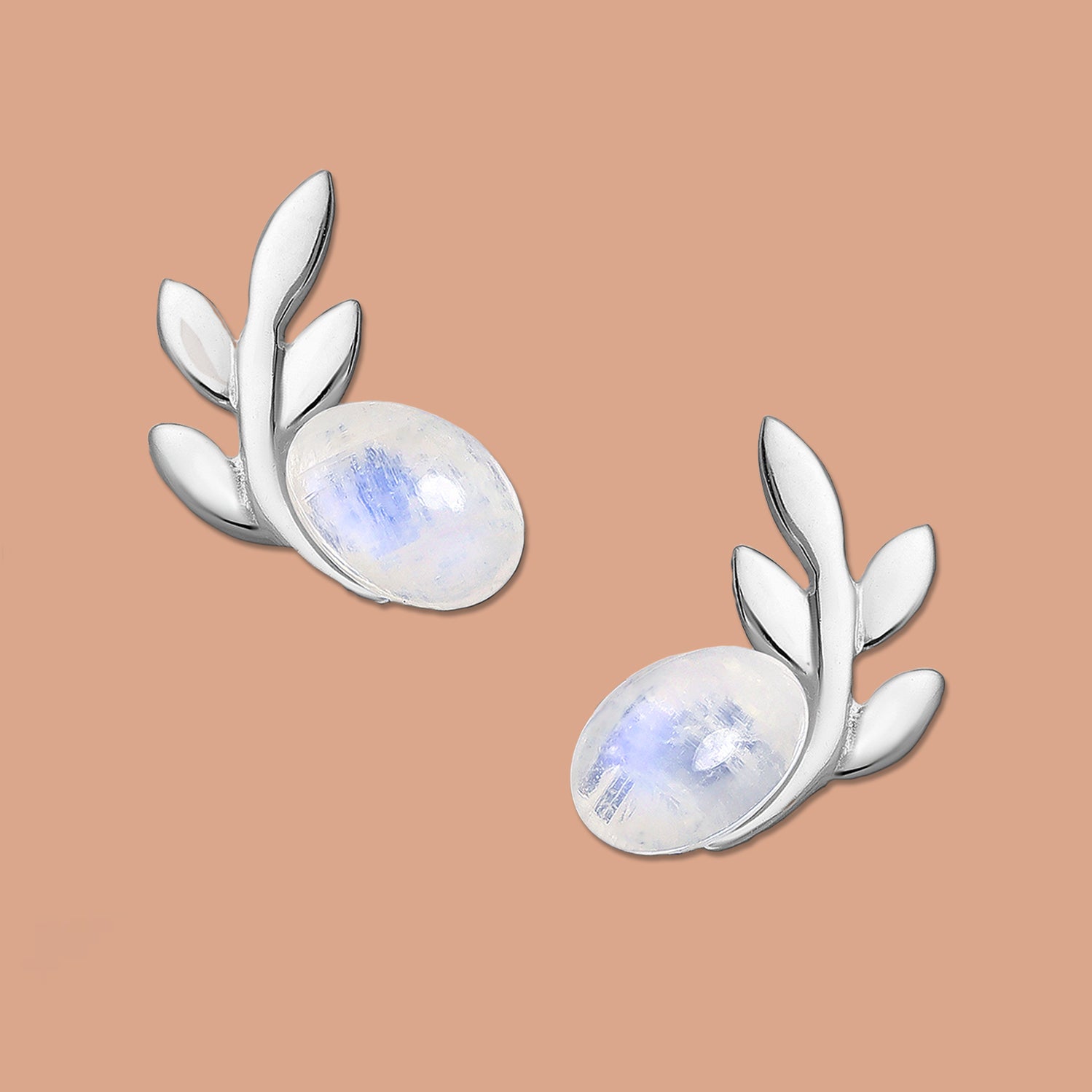 Moonstone Earrings, gemstome jewelry