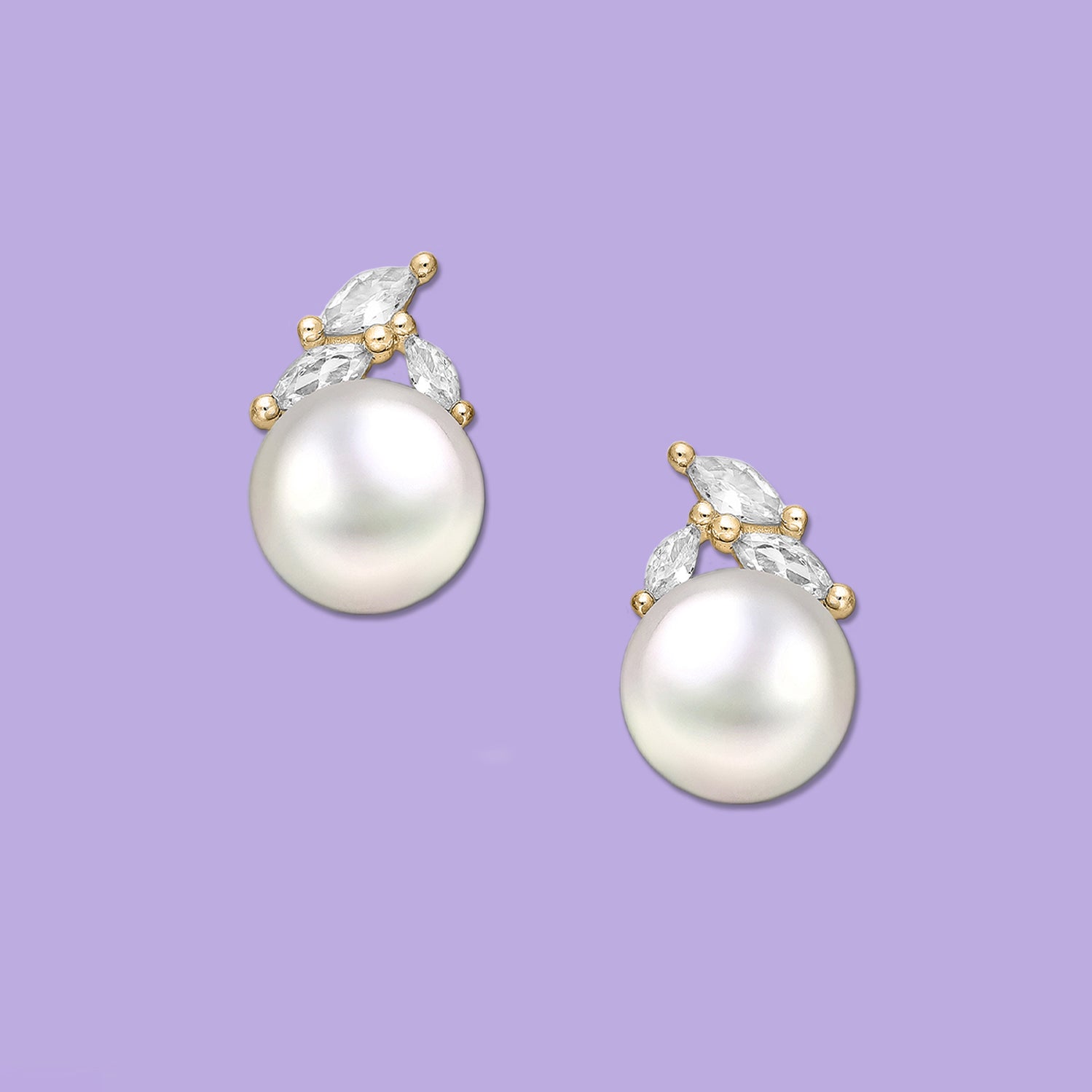 Pearl Stud Earrings, wedding earrings