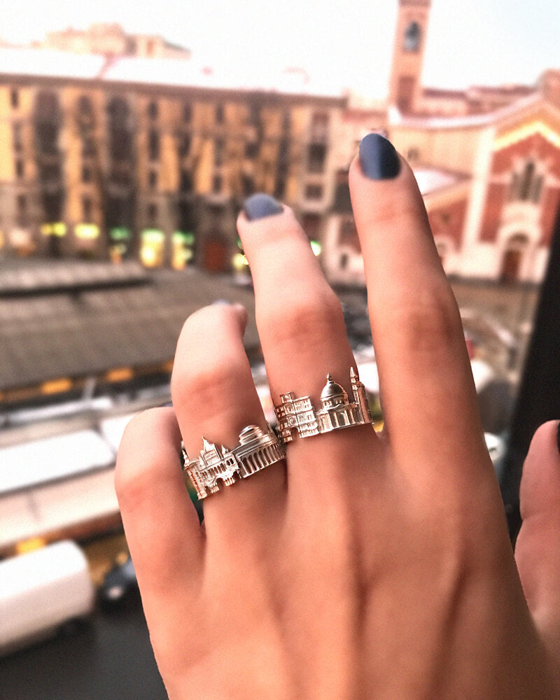 Cityscape Ring Boston in 14K/18K Gold