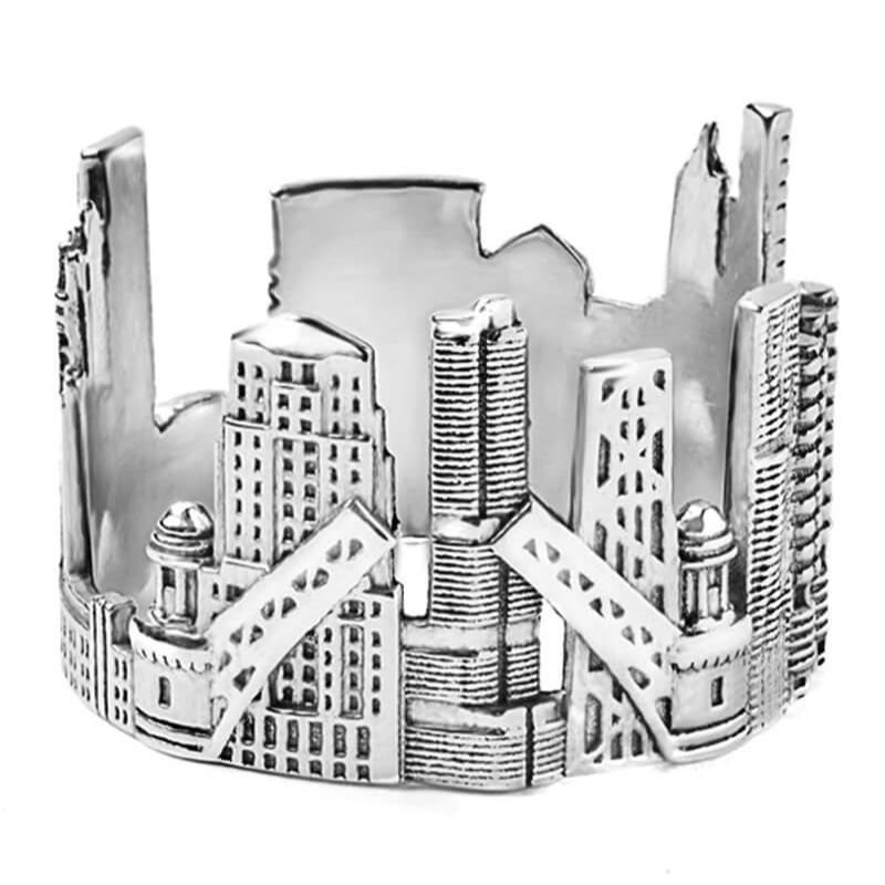 Chicago skyline ring - Cityscape rings by CITIMI Jewelry