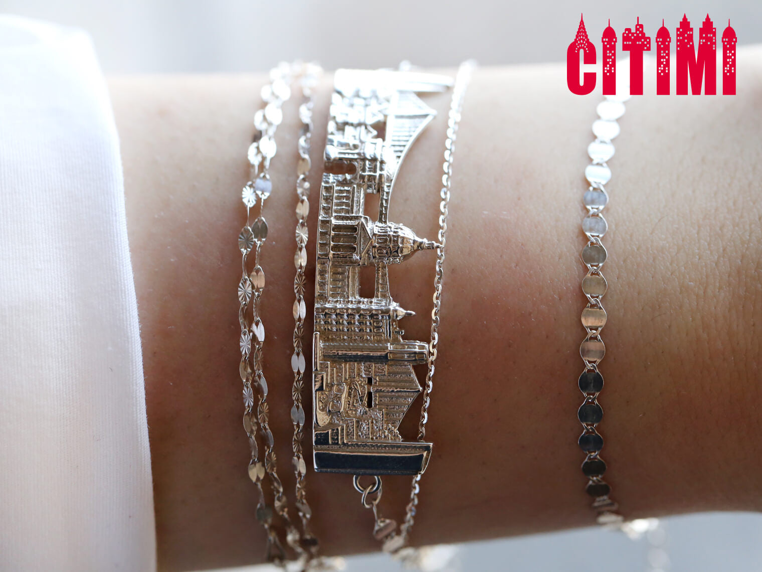 City Bracelet San Francisco in Sterling Silver