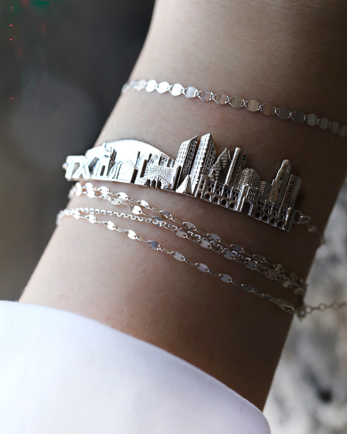 City Bracelet Houston in Sterling Silver