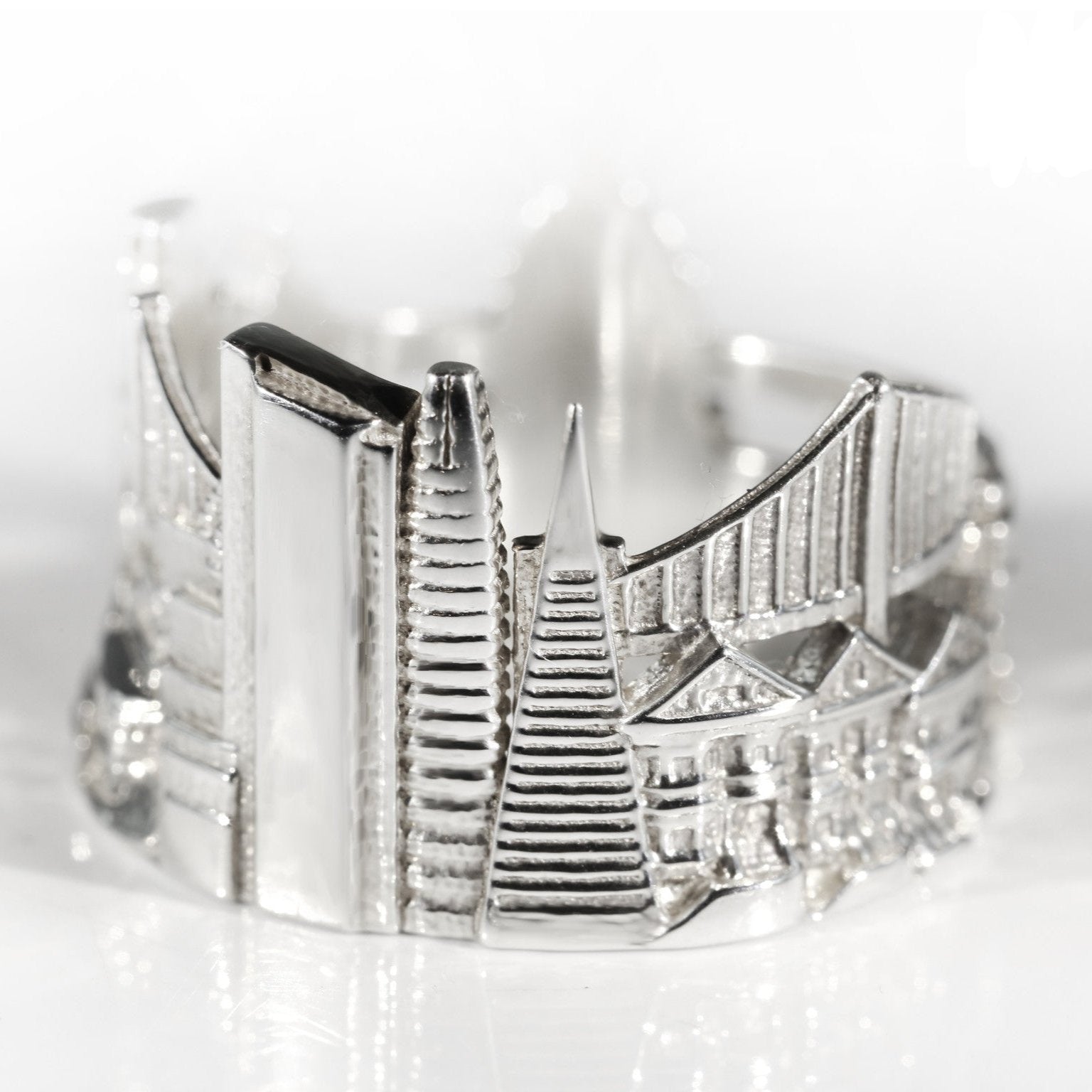 Cityscape Ring San Francisco in Sterling Silver