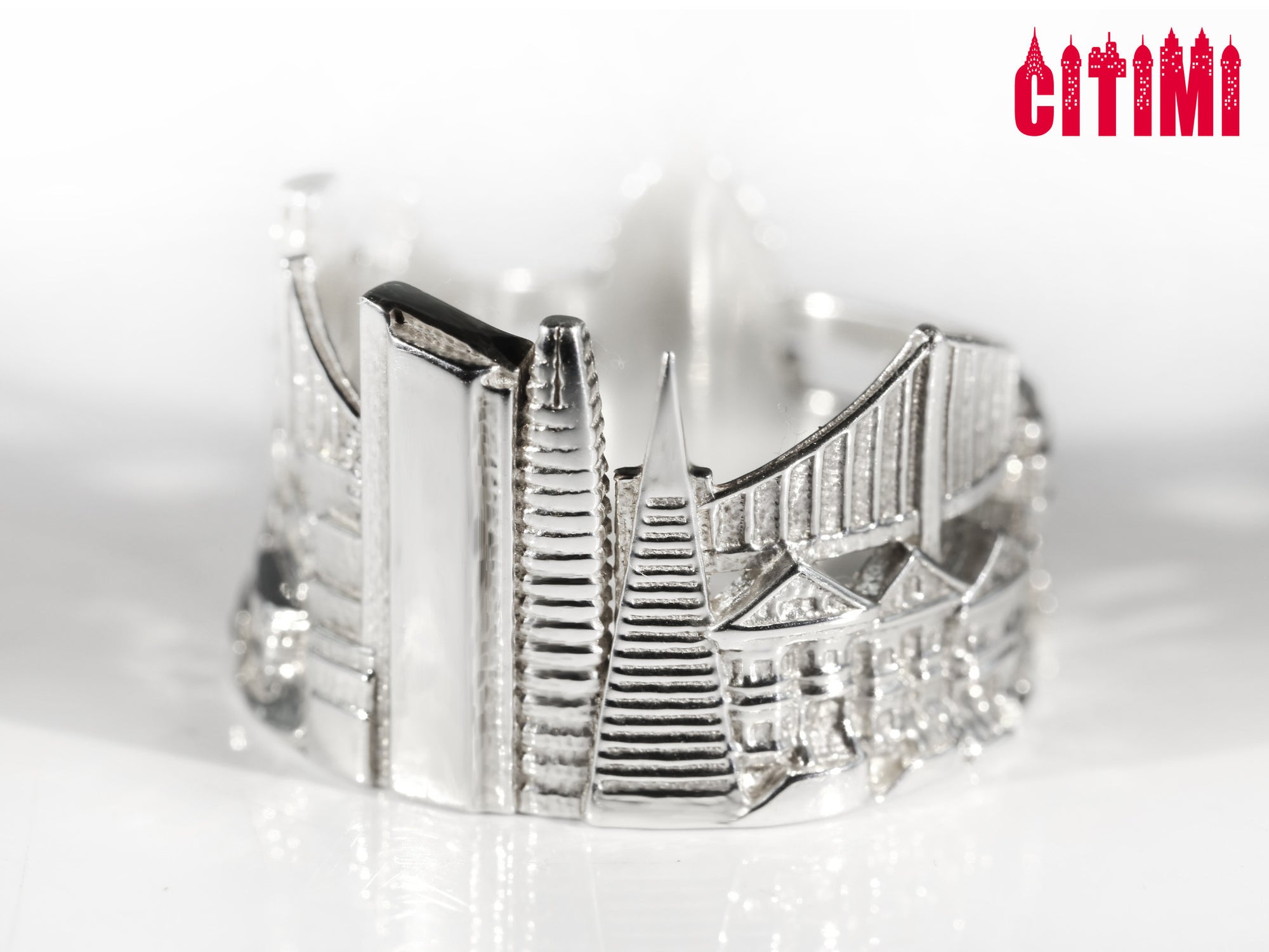 Cityscape Ring San Francisco in 14K/18K Gold