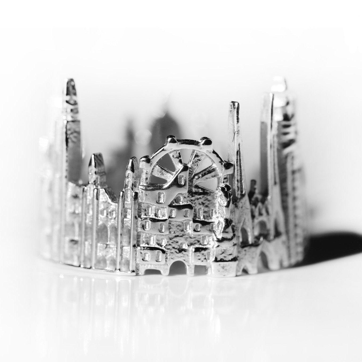 Cityscape Ring Vienna in Sterling Silver