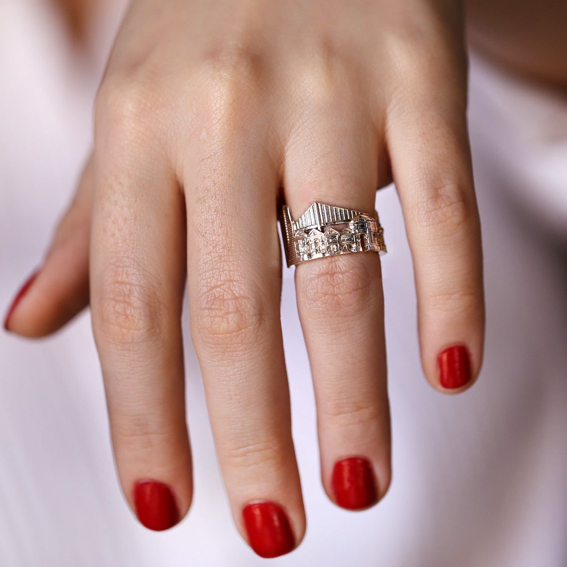 Cityscape Ring San Francisco in Sterling Silver