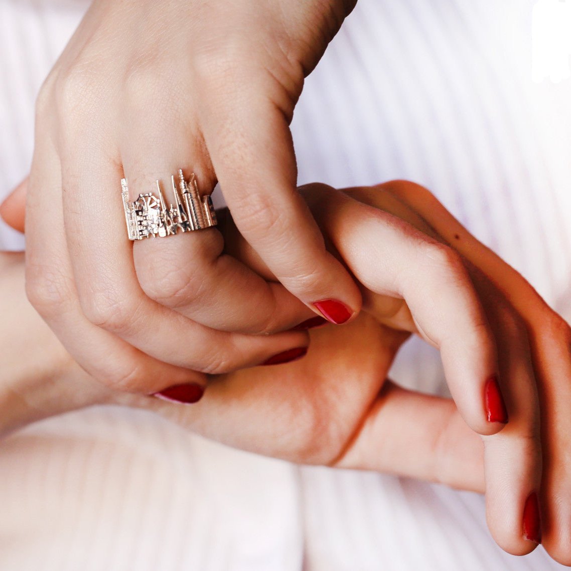 Cityscape Ring Vienna in Sterling Silver