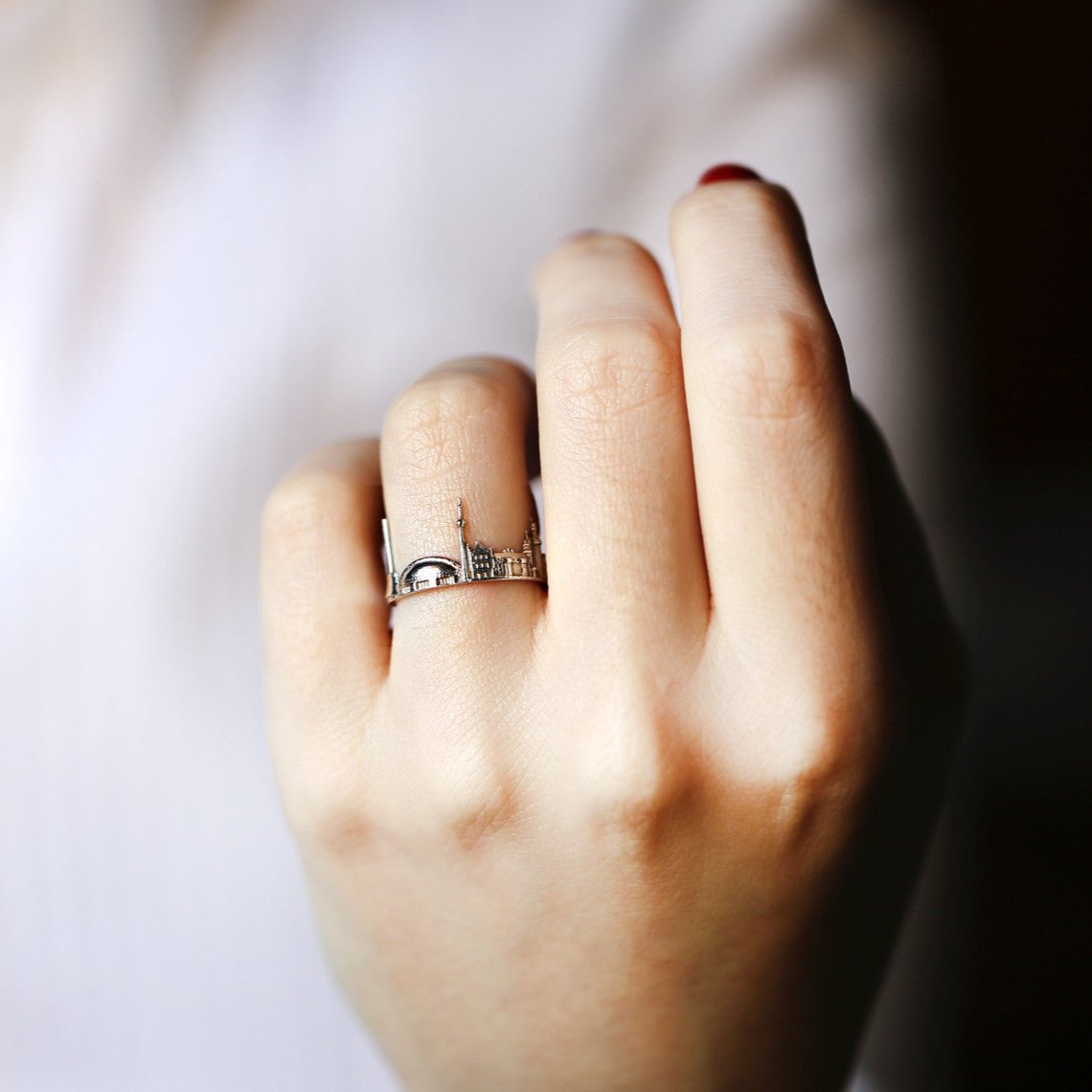 Cityscape Ring Toronto in Sterling Silver