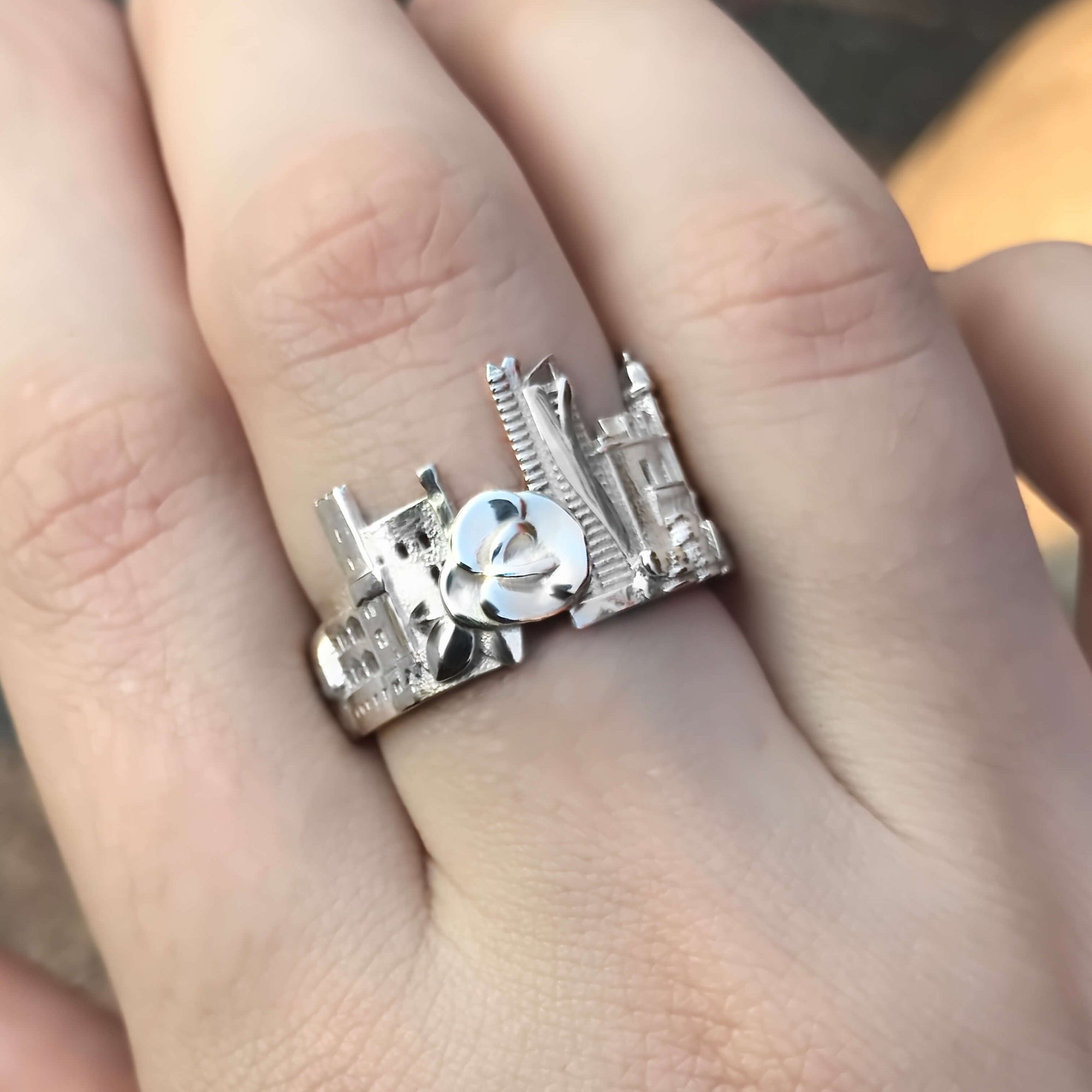 Cityscape Ring Monte Carlo in Sterling Silver