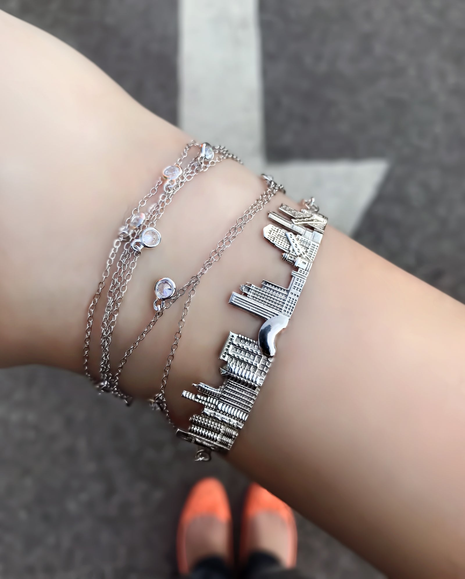 City Bracelet Chicago in Sterling Silver