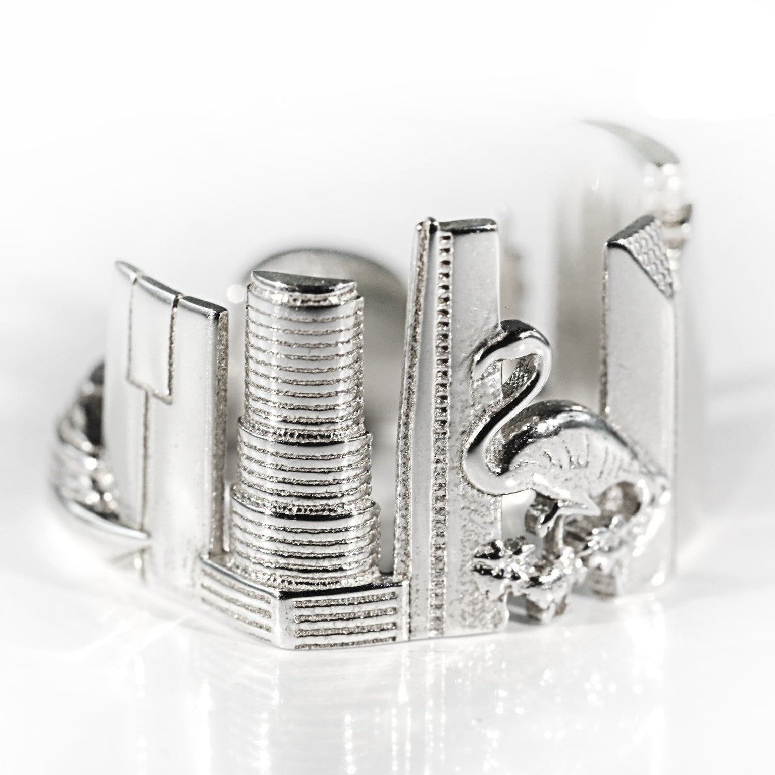 Cityscape Ring Miami in Sterling Silver