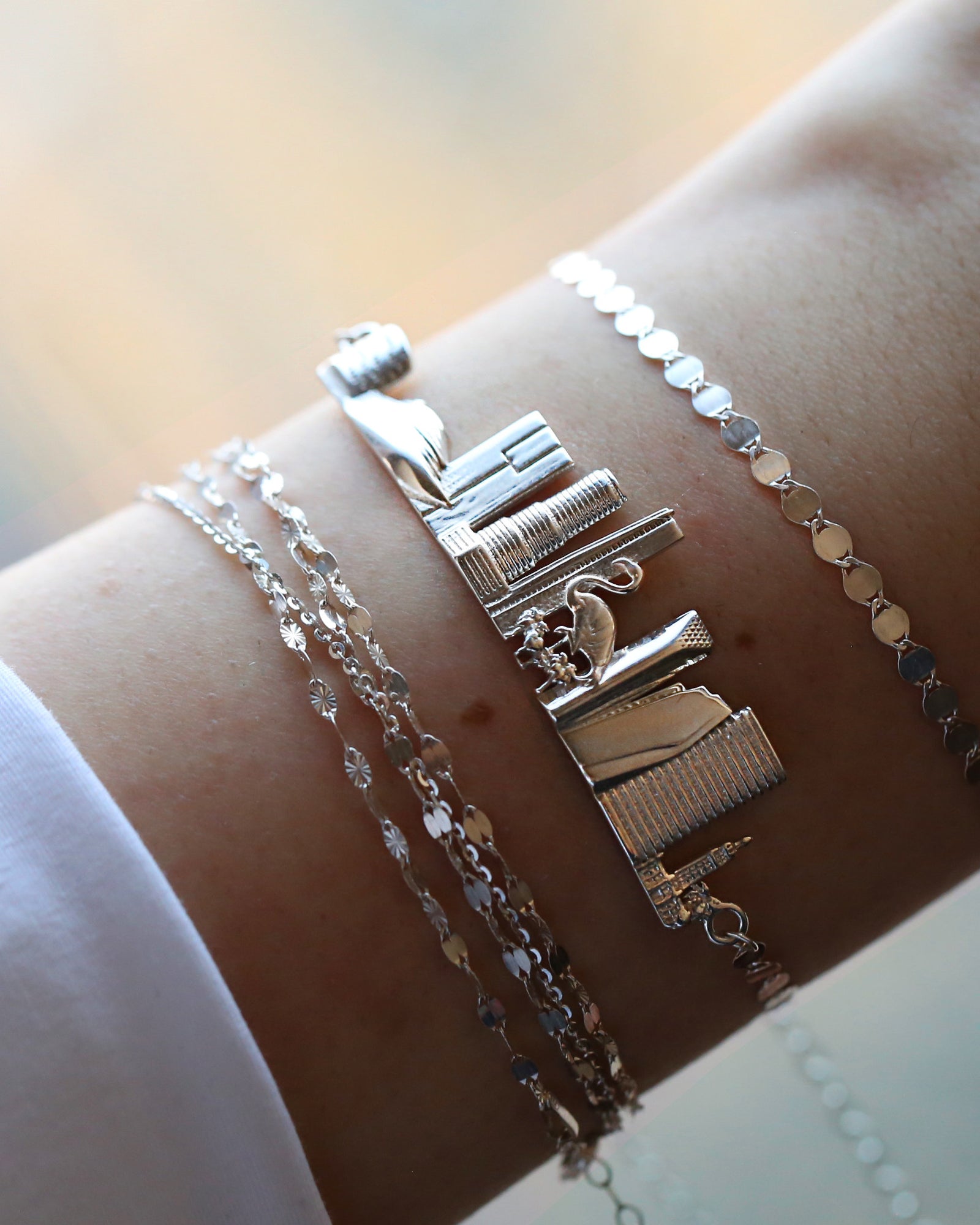 City Bracelet Miami in Sterling Silver