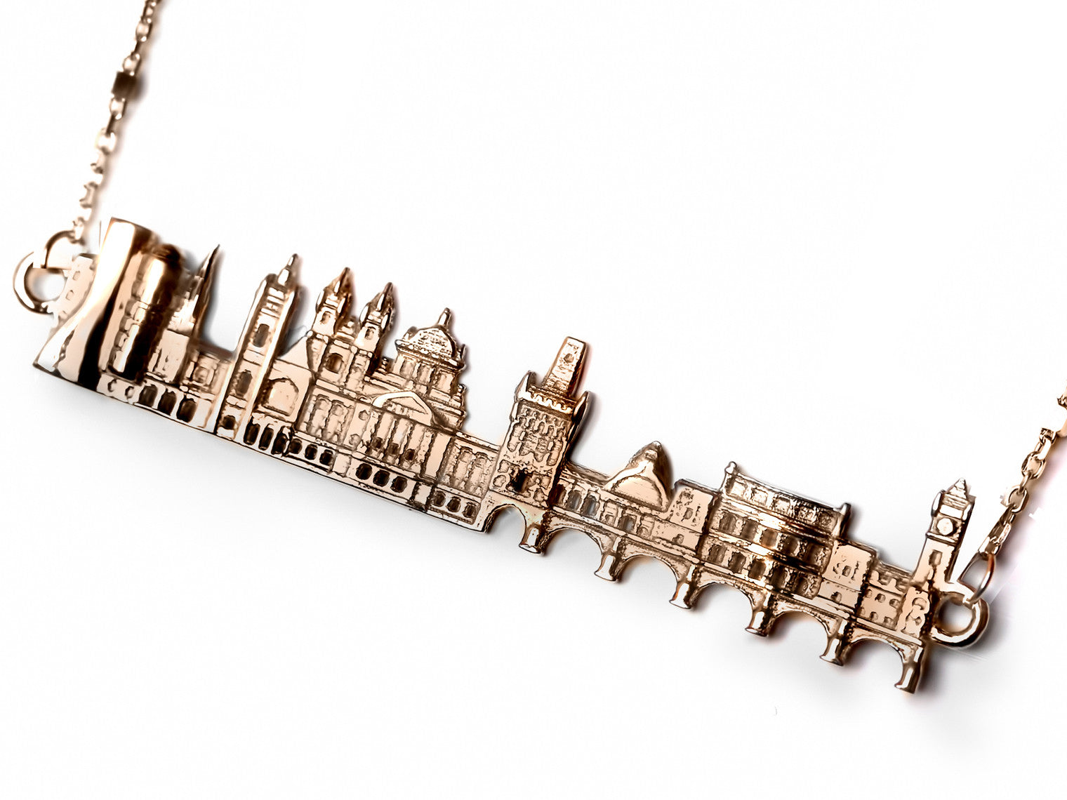 City Necklace Prague in 14K/18K Gold