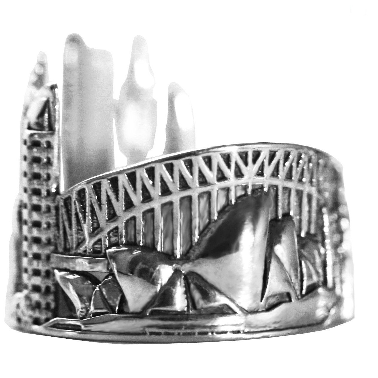 Cityscape Ring Sydney in Sterling Silver