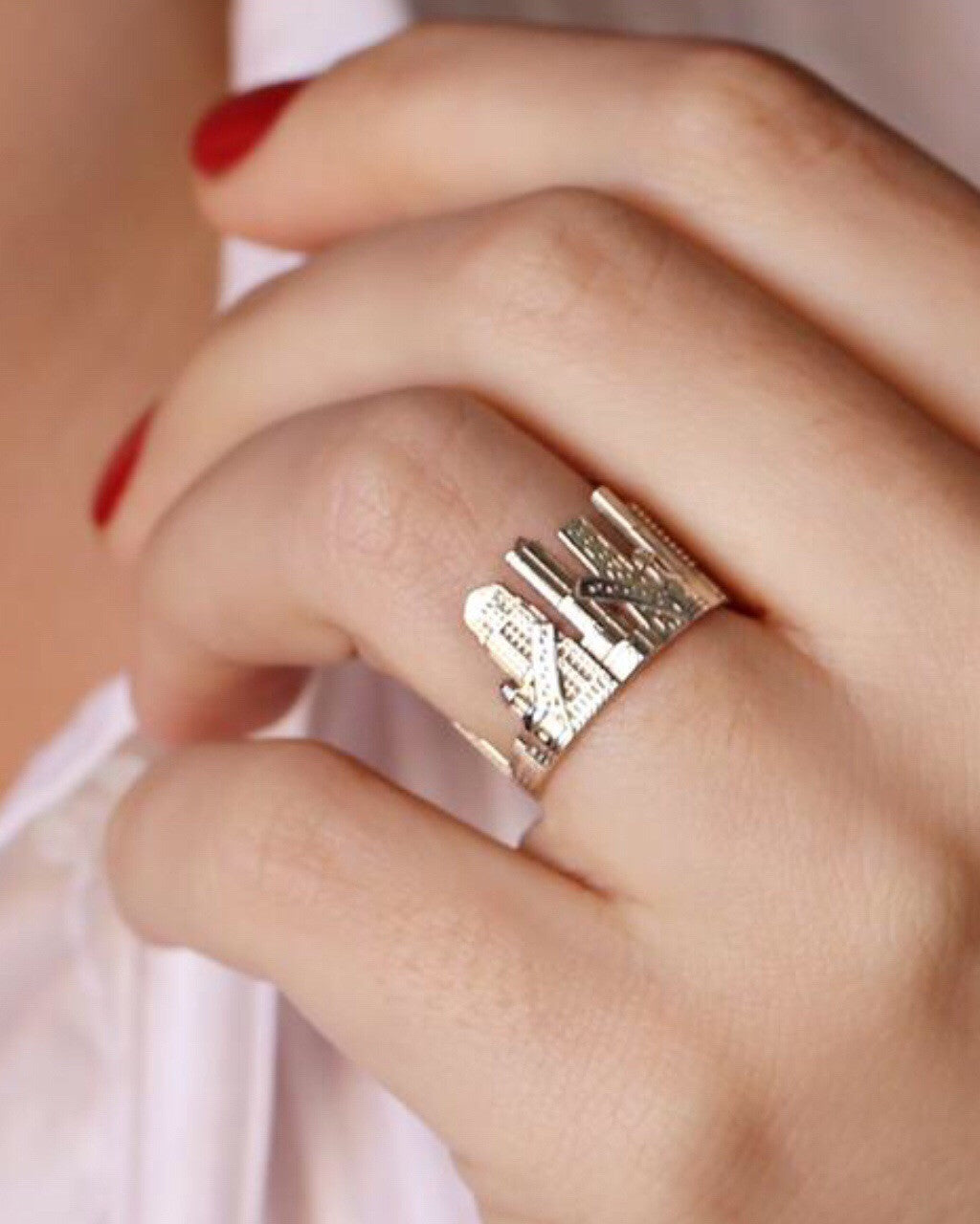 Chicago Skyline Ring by CITIMI - Shop City Skyline rings