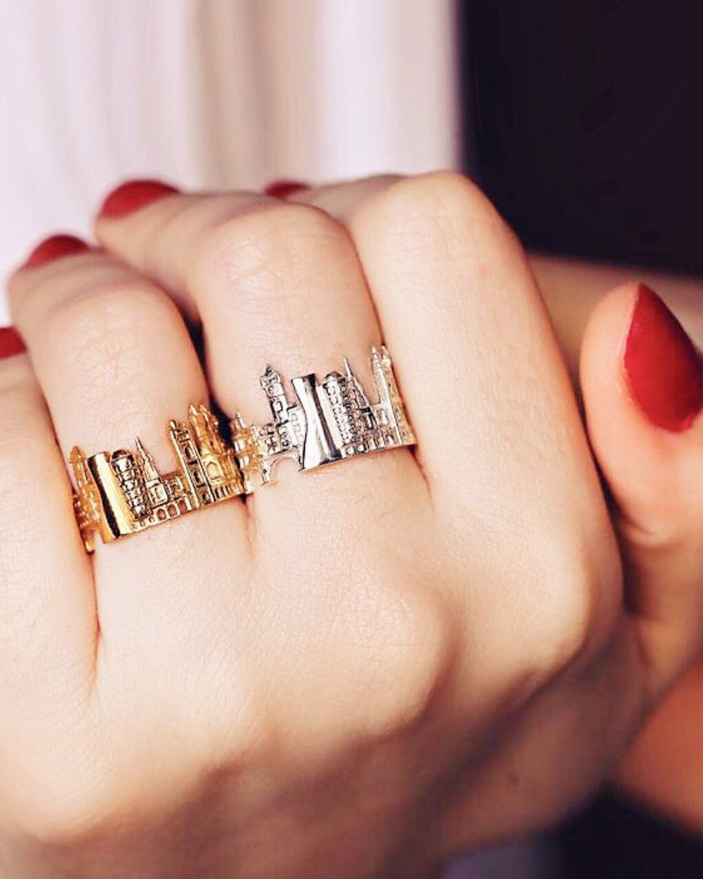 Cityscape Ring Prague in 14K/18K Gold