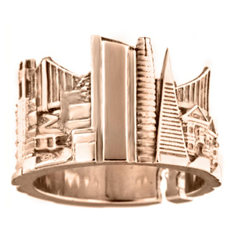 Cityscape Ring San Francisco in Sterling Silver