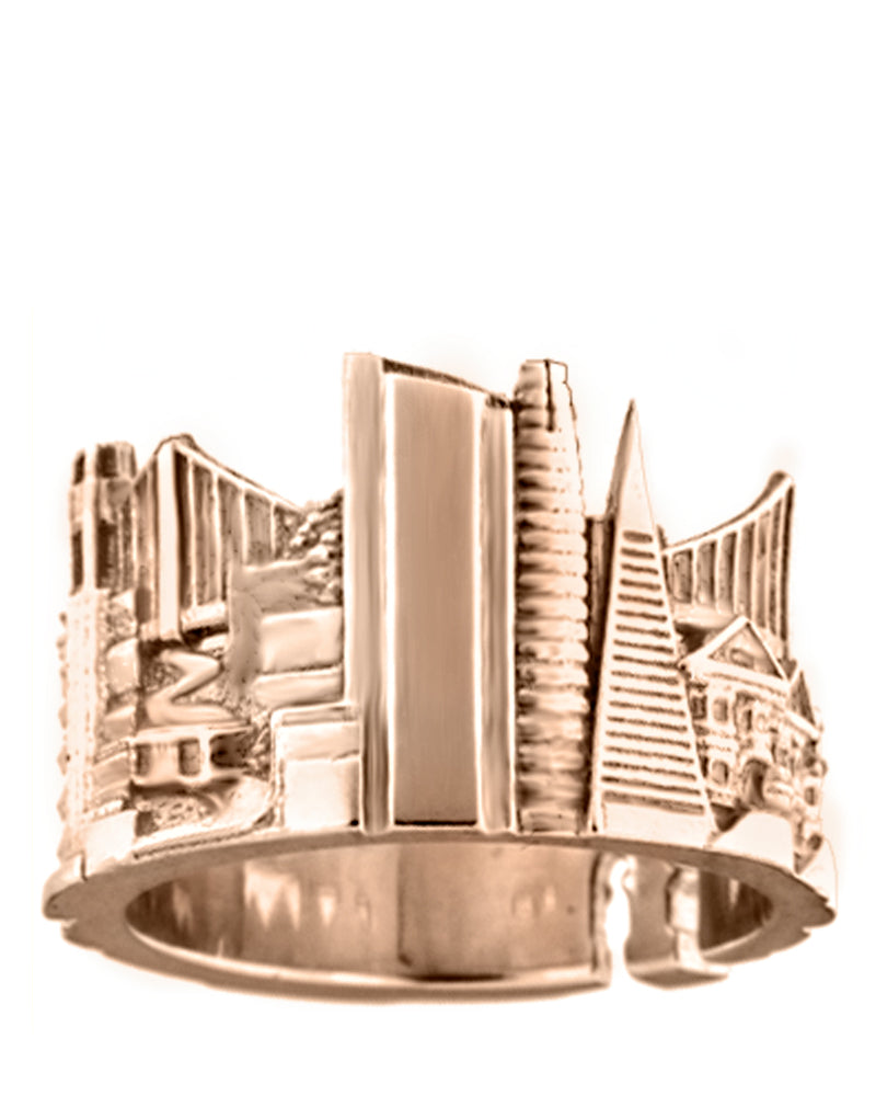 Cityscape Ring San Francisco in 14K/18K Gold